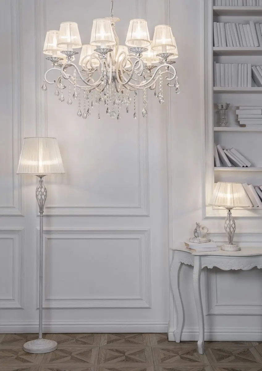 Maytoni Grace Kroonluchter - Wit/Goud Ø85cm
