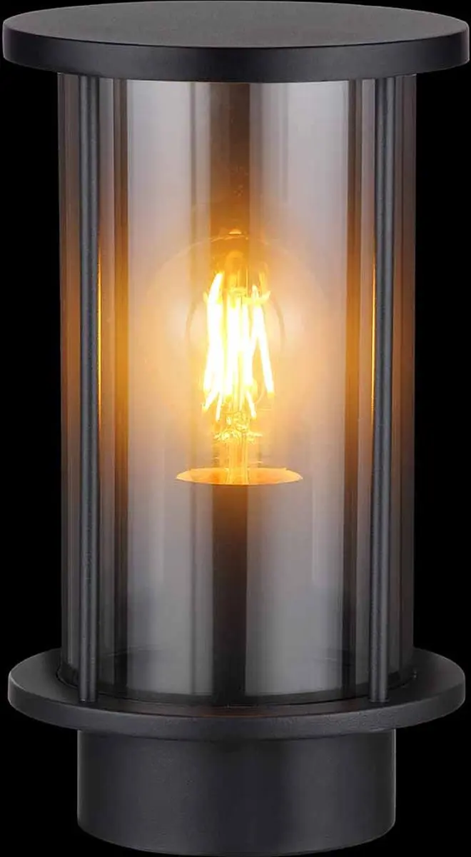 Globo Gracey Wandlamp - Zwart - Ø14cm