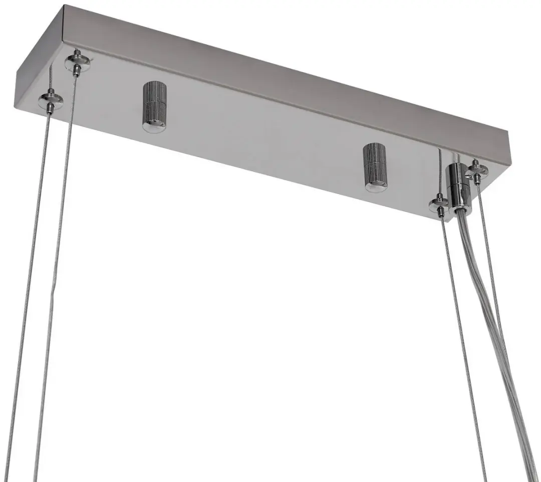 Lucande Hanglamp 10-Lichts - Chroom/Transparant - 32cm