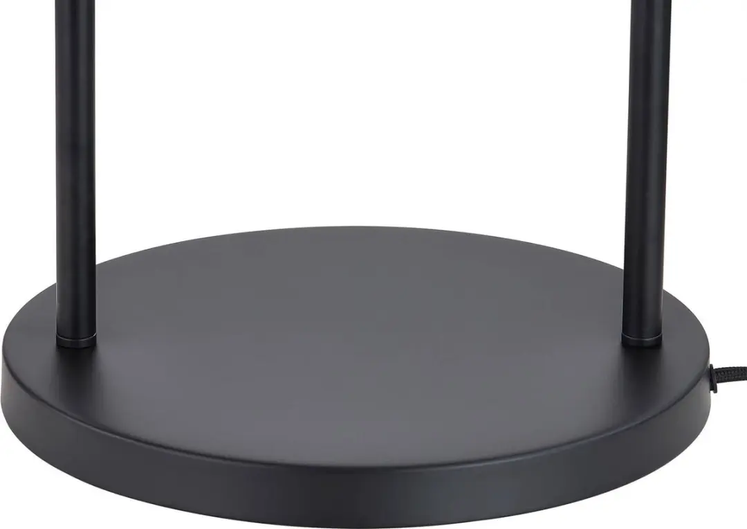 Lindby Vloerlamp Rotan Metaal 146cm - E27 - Hel hout