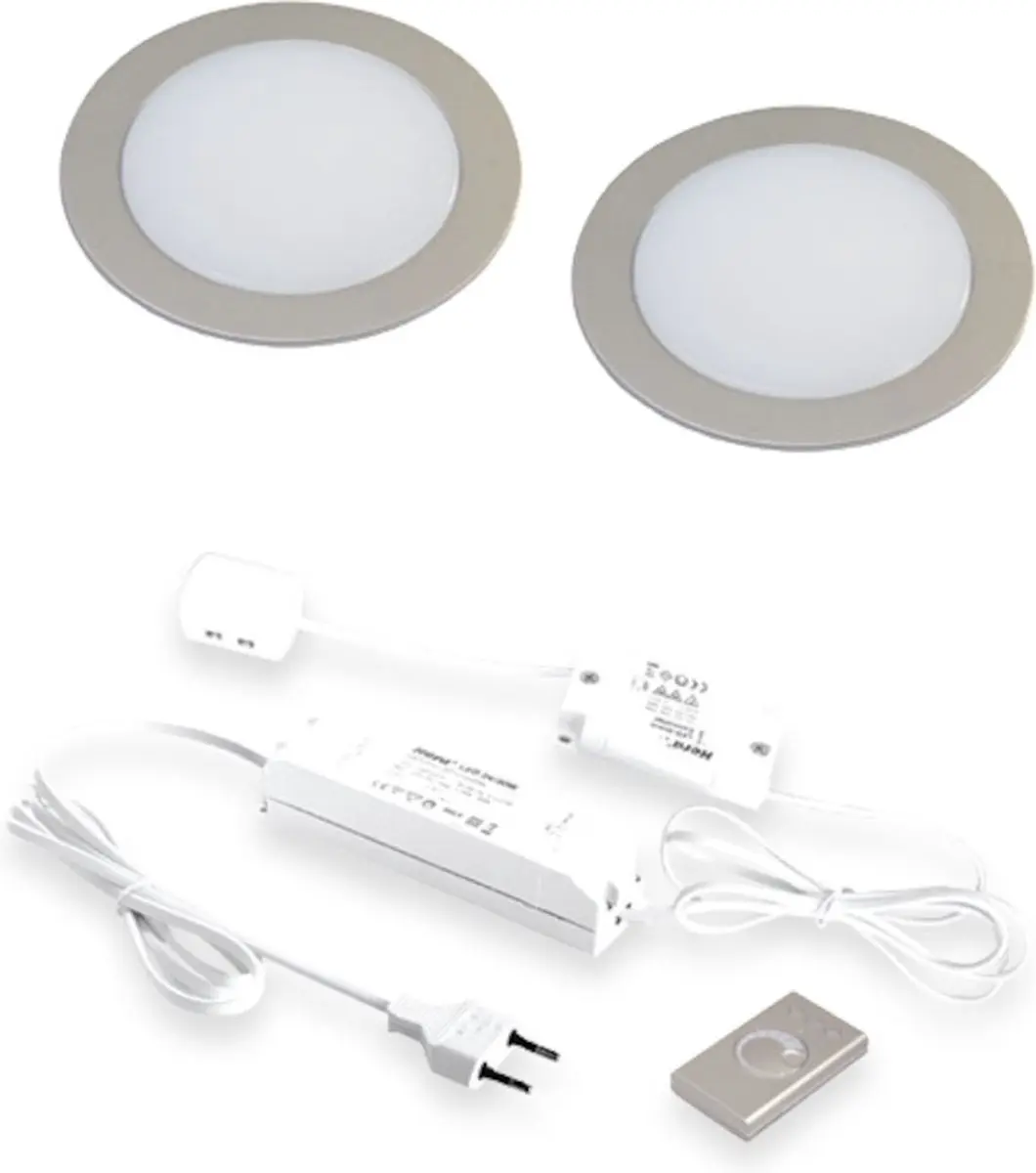 Hera FR-68 LED Inbouwspots 24V 15W RVS-look