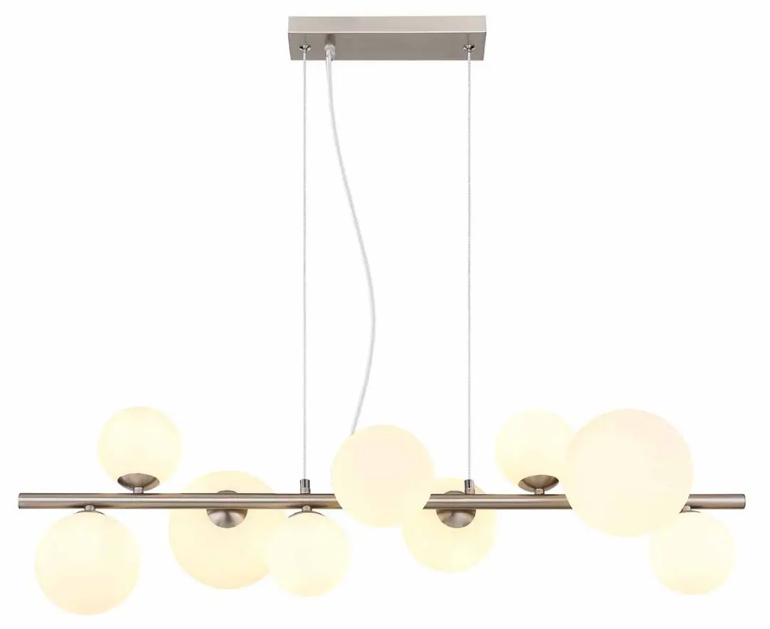 Globo Riha Hanglamp 9xG9 - Nikkel
