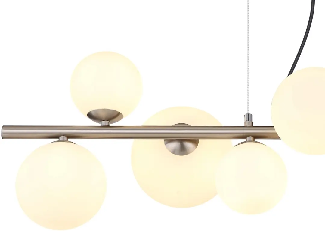 Globo Riha Hanglamp 9xG9 - Nikkel - afbeelding 6 van 6