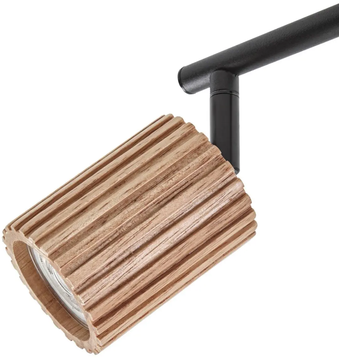 Lindby Buitenspot 6-Lichts Houtkleur/Zwart - GU10