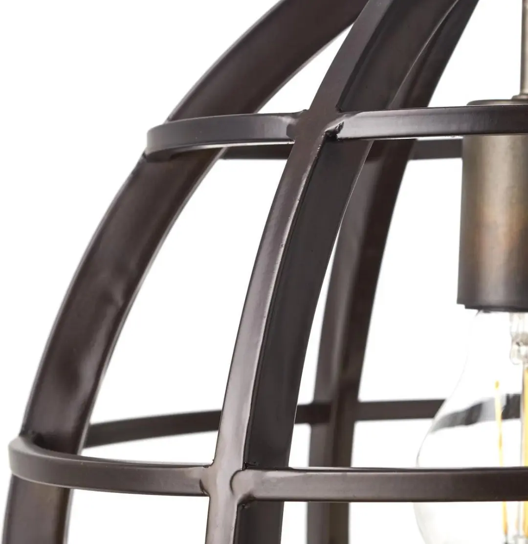 Brilliant Birdy Hanglamp Industrieel - Antiek zwart