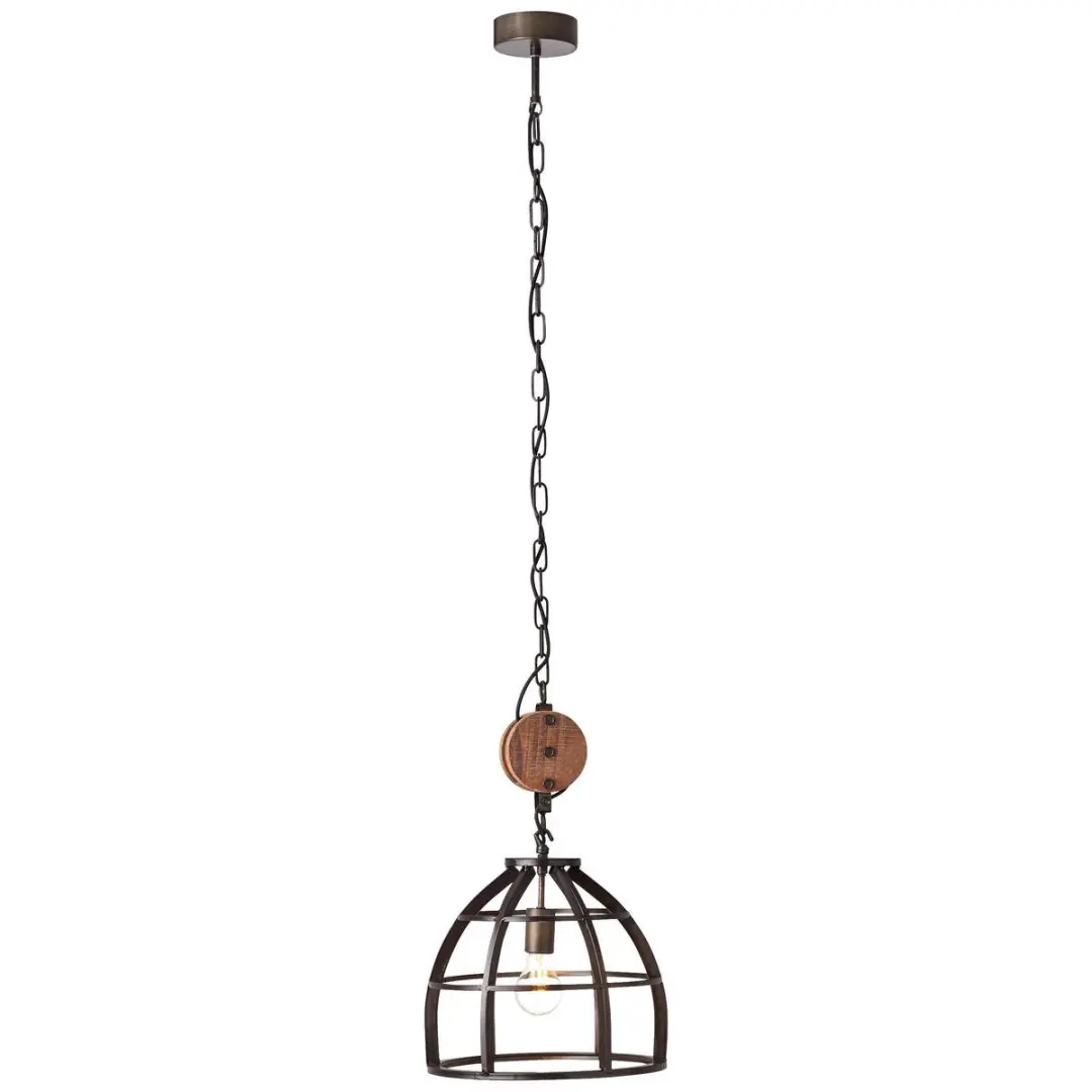 Brilliant Birdy Hanglamp Industrieel - Antiek zwart - afbeelding 6 van 6
