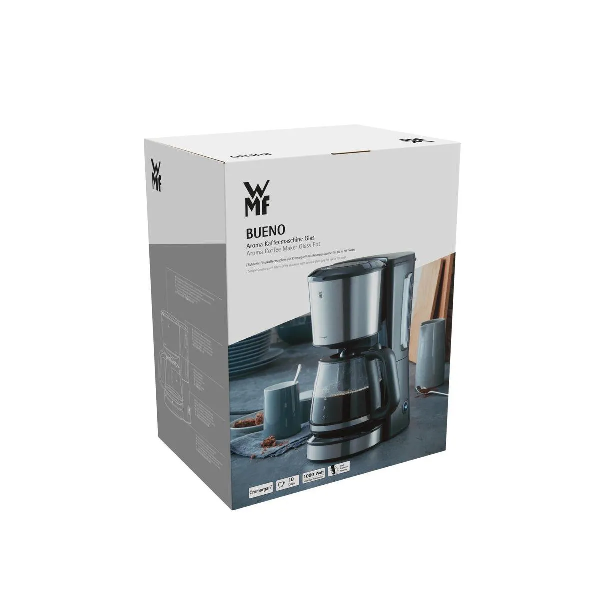 WMF Bueno Koffiezetapparaat 10 Koppen 1.25L RVS