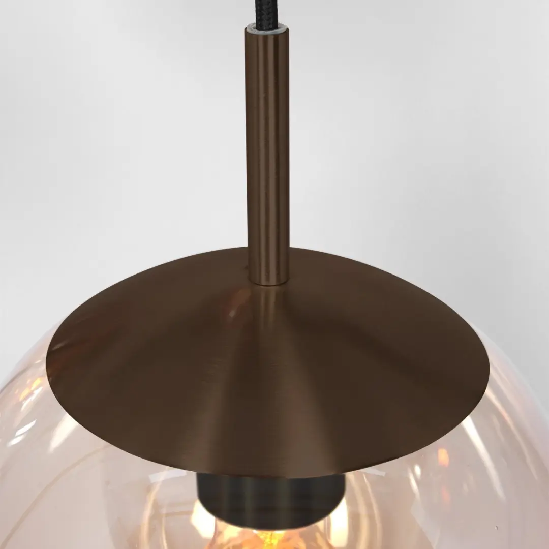 Steinhauer Hanglamp Bollique 2730CA - 5 Lichtpunten - Bruin