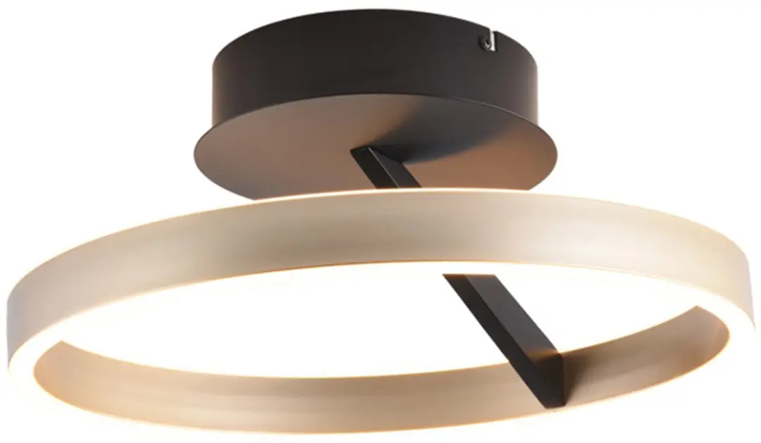 Freelight Pilota Plafondlamp Ø40cm - Goud/Zwart - 2700K