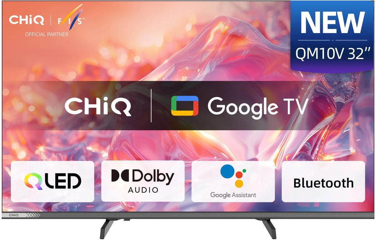 CHiQ L32QM10V Smart TV 32 Inch QLED Full HD - Zwart
