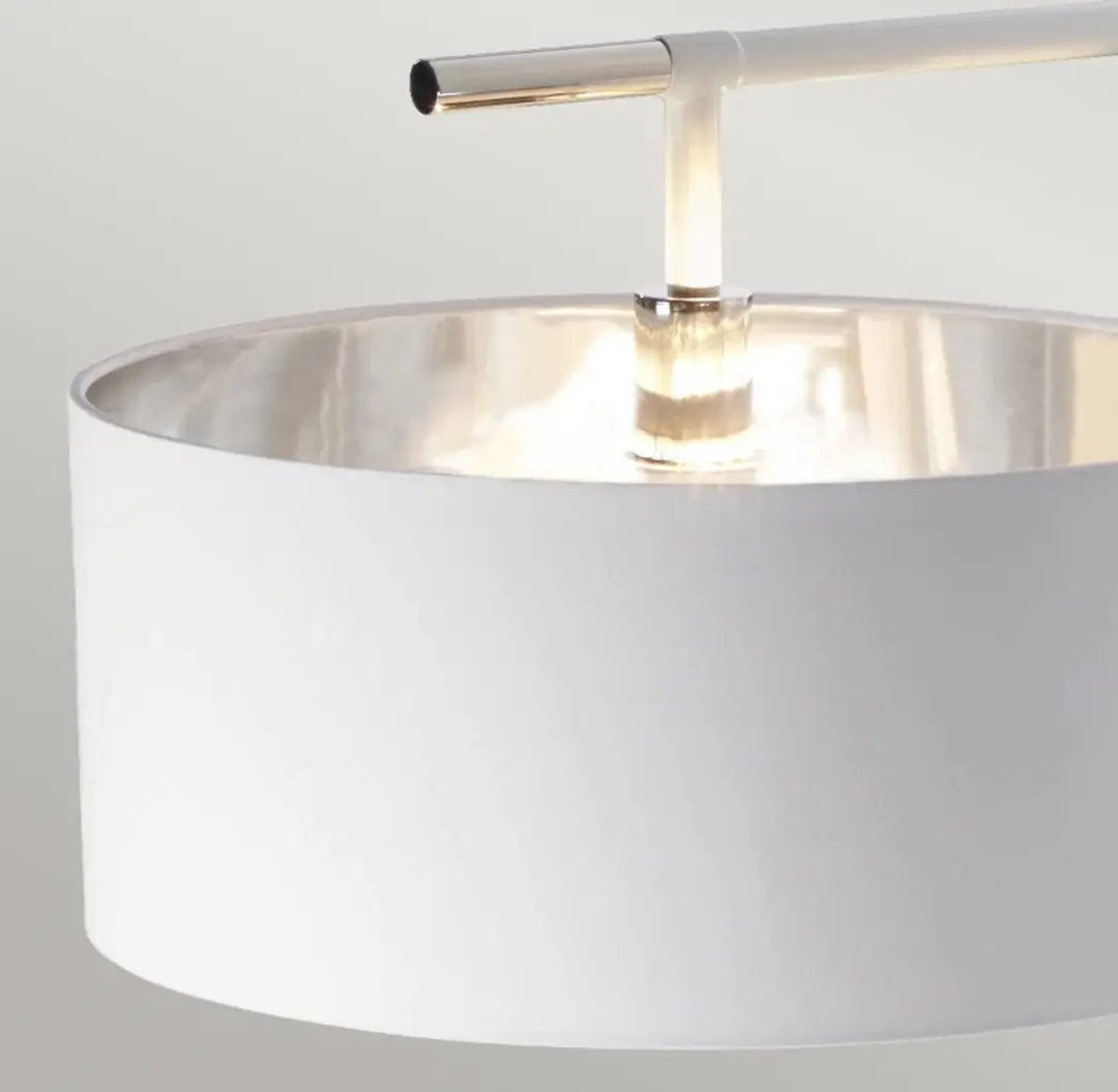 Elstead Lighting Balance Staande LED Lamp E27 60W - Polished Nickel