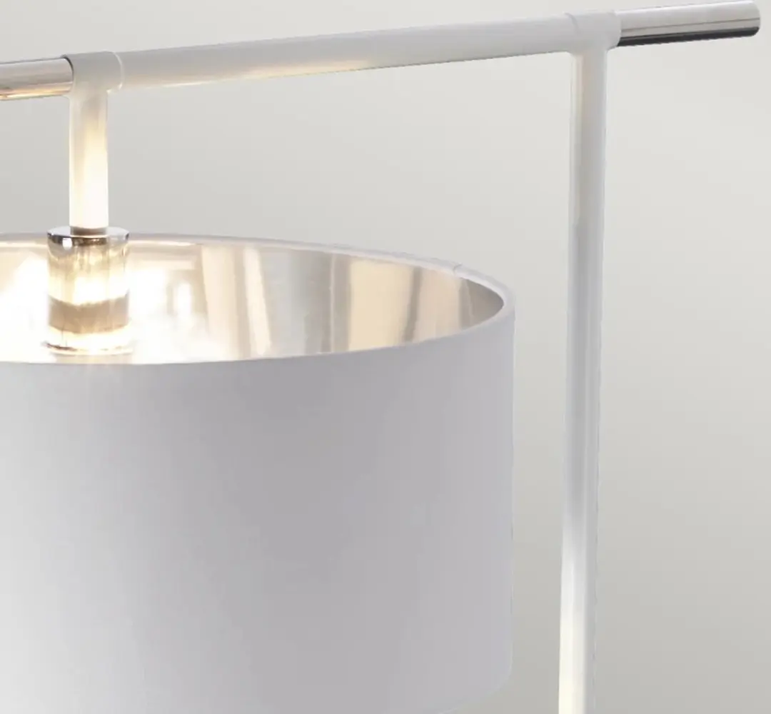 Elstead Lighting Balance Staande LED Lamp E27 60W - Polished Nickel