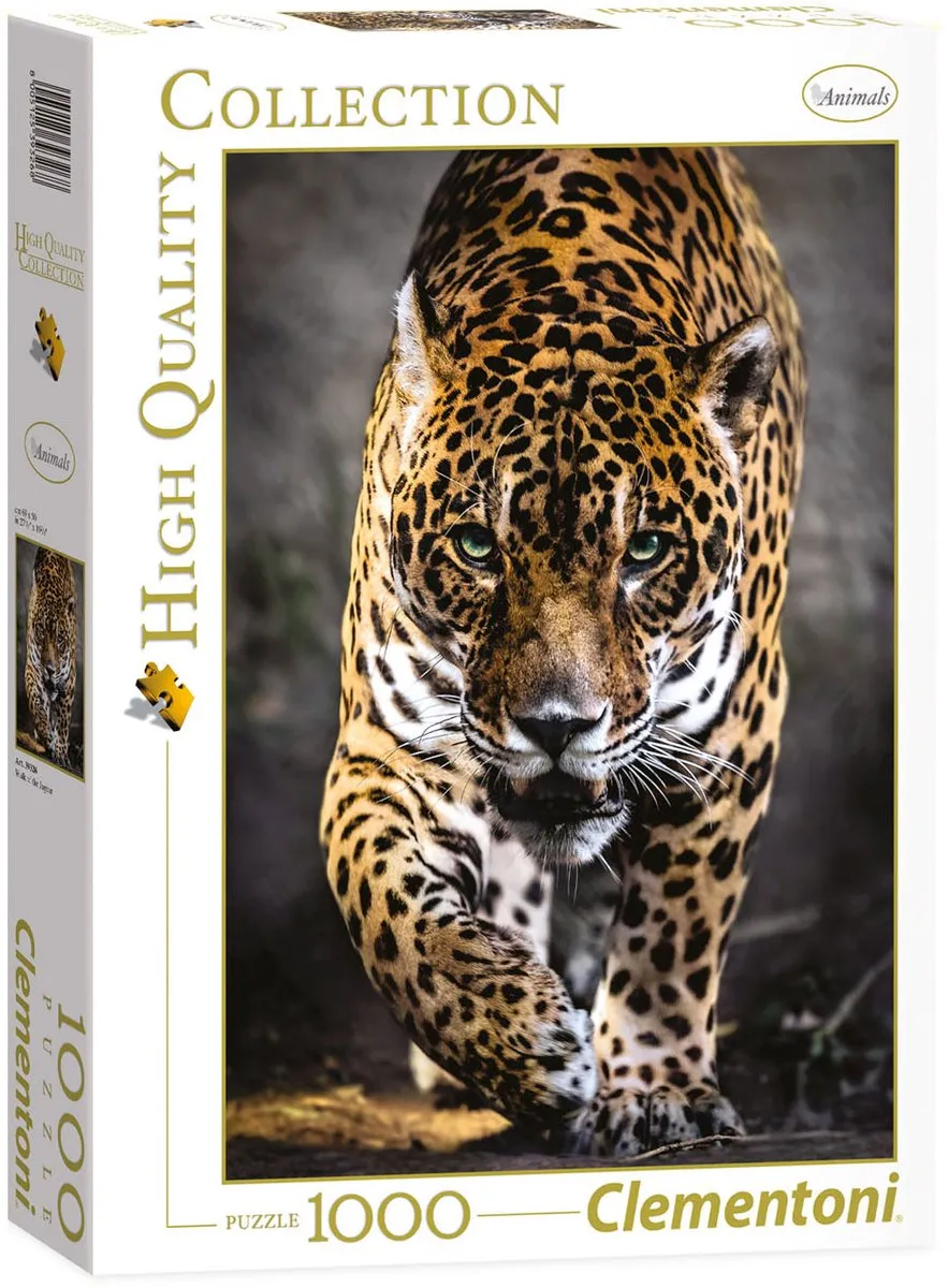 Clementoni Walk of the Jaguar Puzzel 1000 Stuks - Multikleur