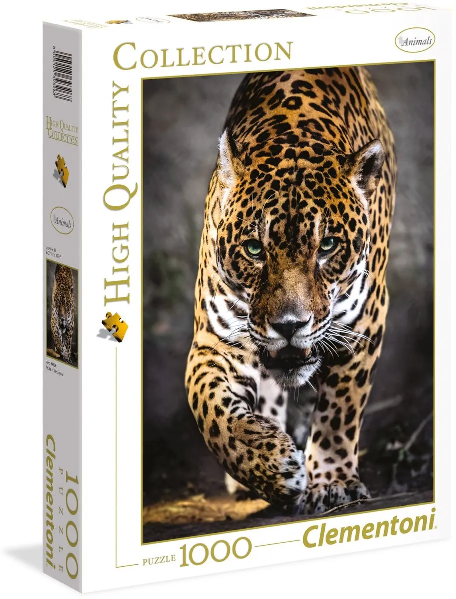Clementoni Walk of the Jaguar Puzzel 1000 Stuks - Multikleur - afbeelding 6 van 6