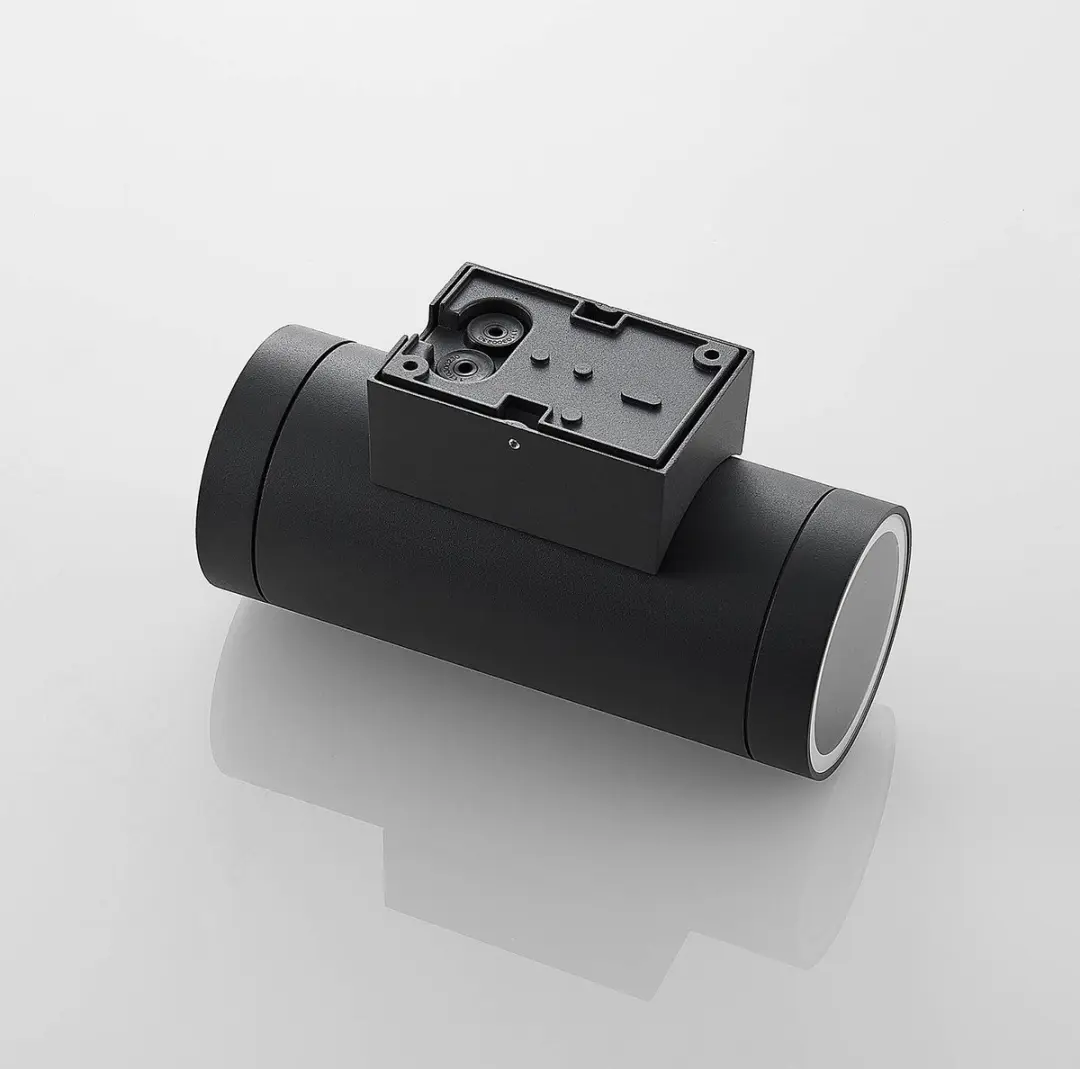 Lucande Wandlamp Buiten 2-Lichts Gegoten Aluminium - Donkergrijs