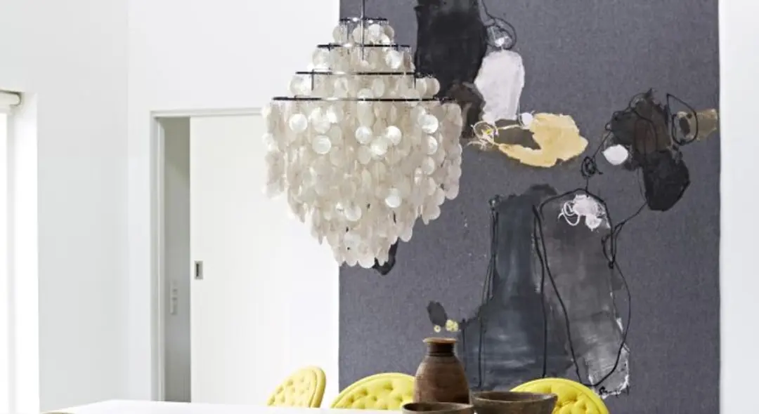Verpan FUN Hanglamp - 2 Lichtpunten - Ø53cm - Chroom/Parelmoer