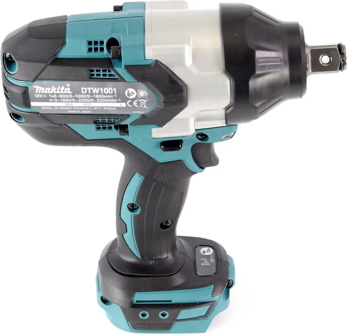 Makita DTW 1001 RG Slagmoersleutel 18V - 1050Nm - 2x 6.0Ah + Lader - afbeelding 2 van 5