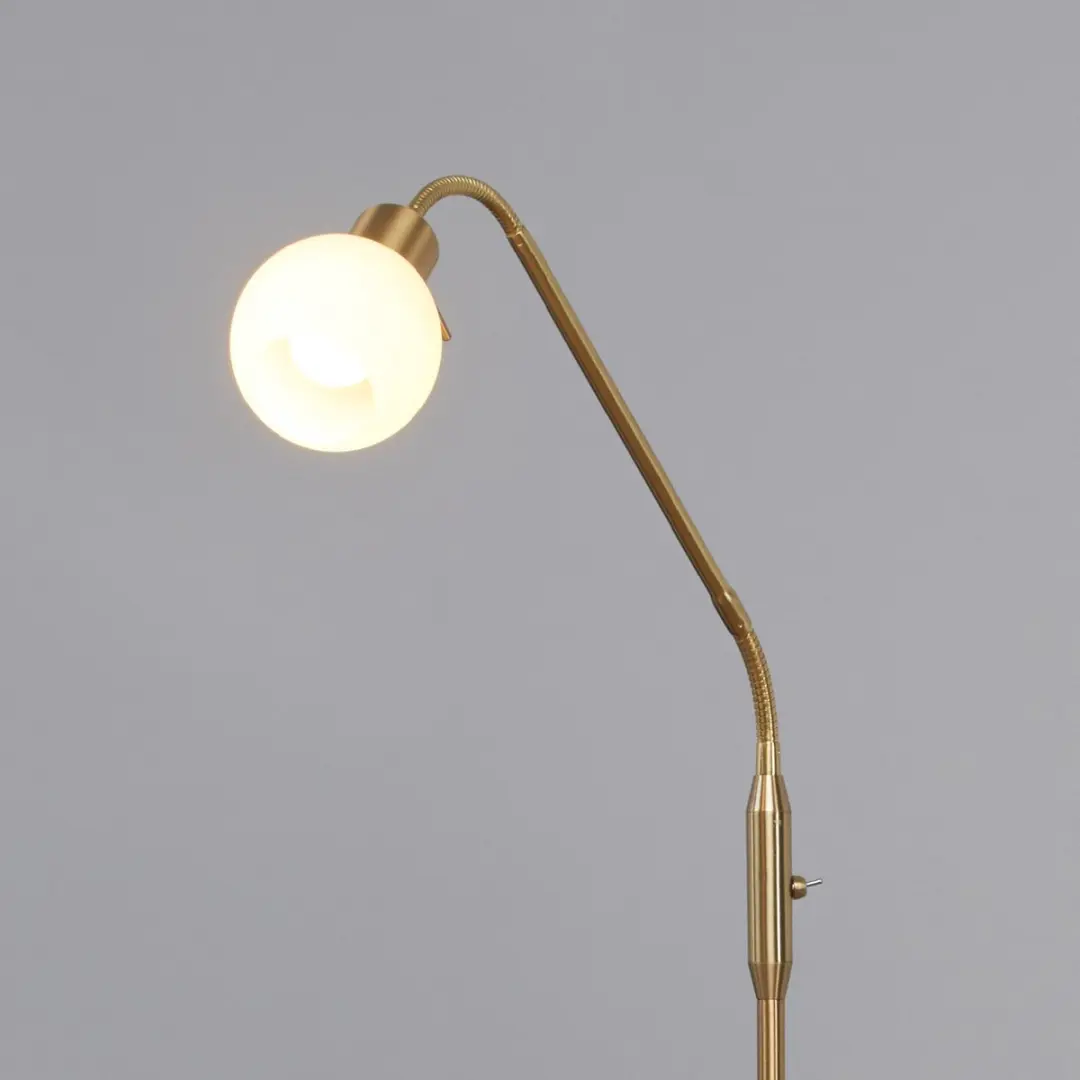 Lindby Vloerlamp Metaal Glas 162cm