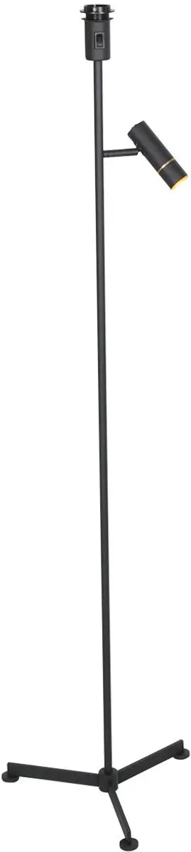 Steinhauer Vloerlamp 4741ZW - 2x E27 3W - 145cm Zwart