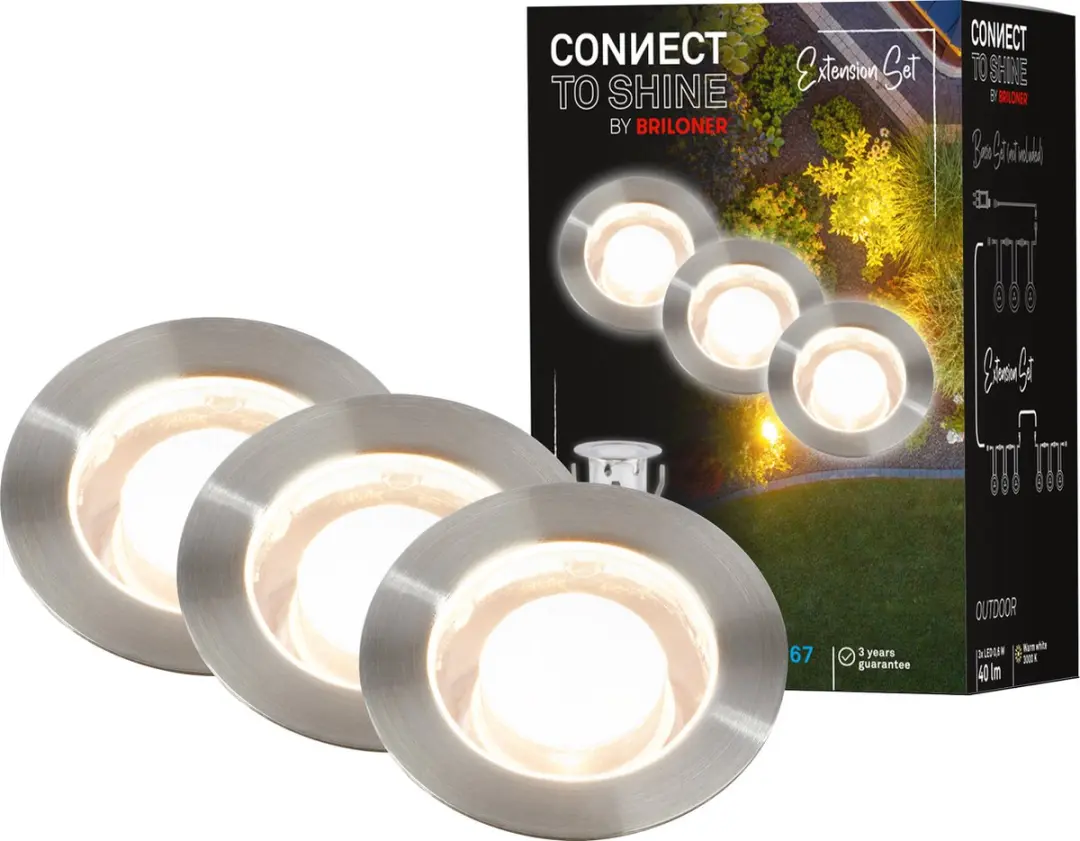 Briloner LED Grondspotset 3x