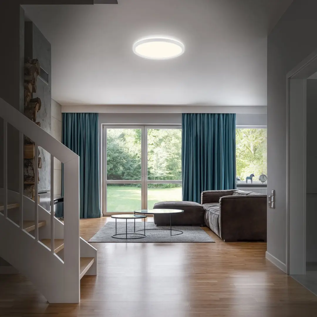 Briloner LED Badkamerverlichting Plafondlamp Ø42cm Wit