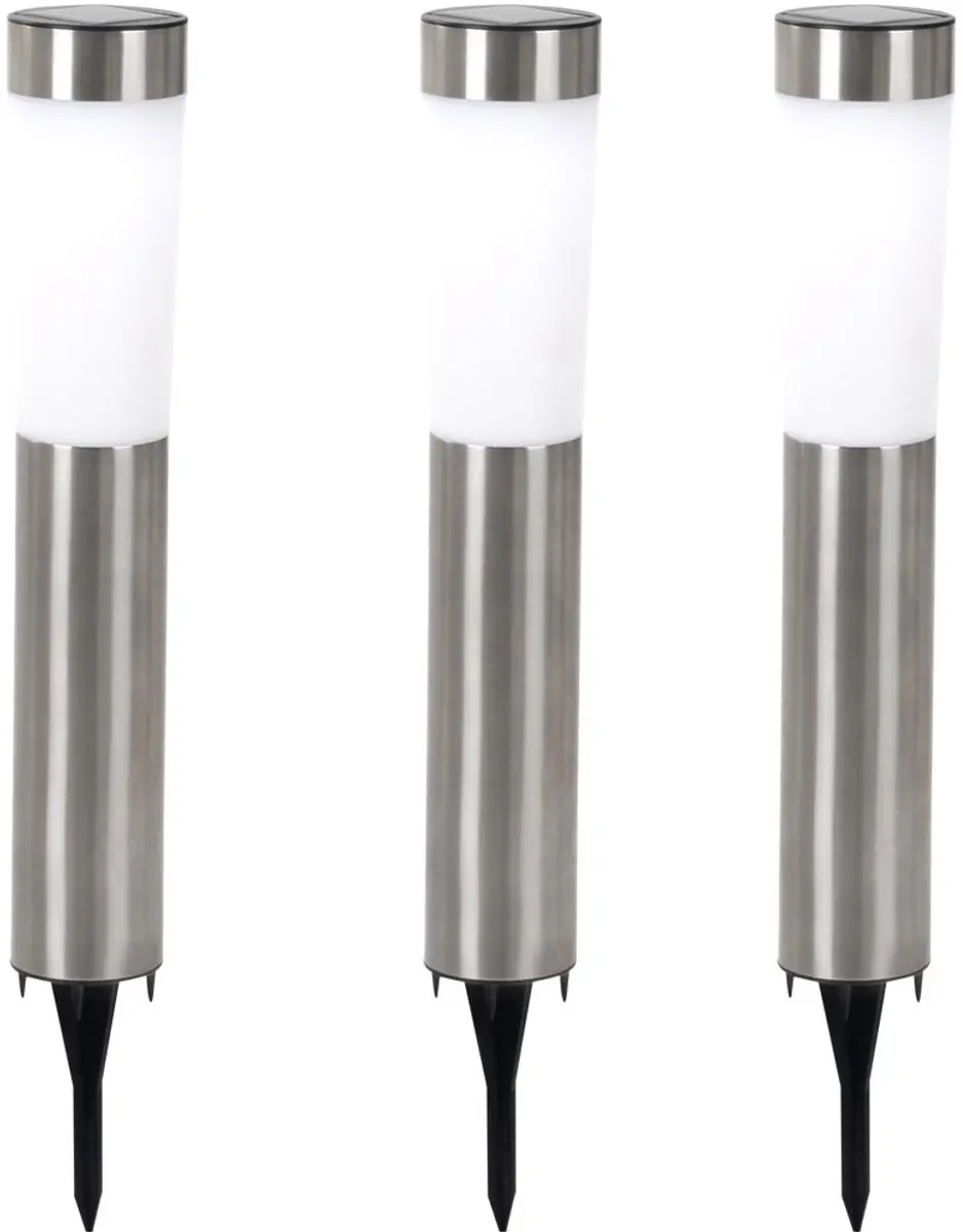 Globo Solarlamp RVS Grondspies
