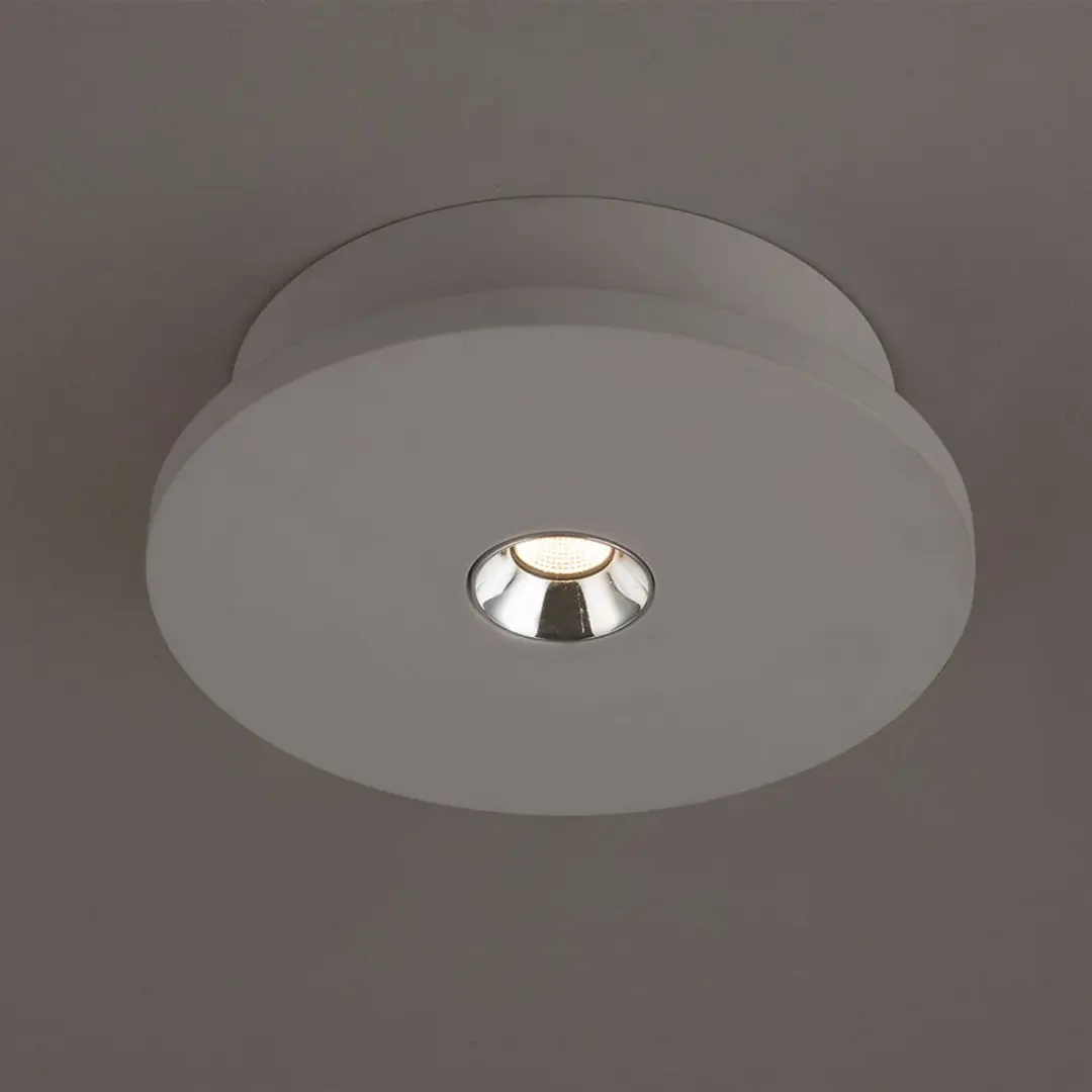 Globo Plafondlamp Keuken LED 4W 200lm Warm Wit - 16x4,5cm Wit