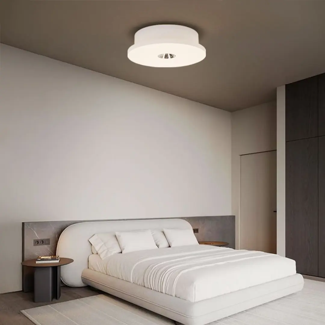 Globo Plafondlamp Keuken LED 4W 200lm Warm Wit - 16x4,5cm Wit