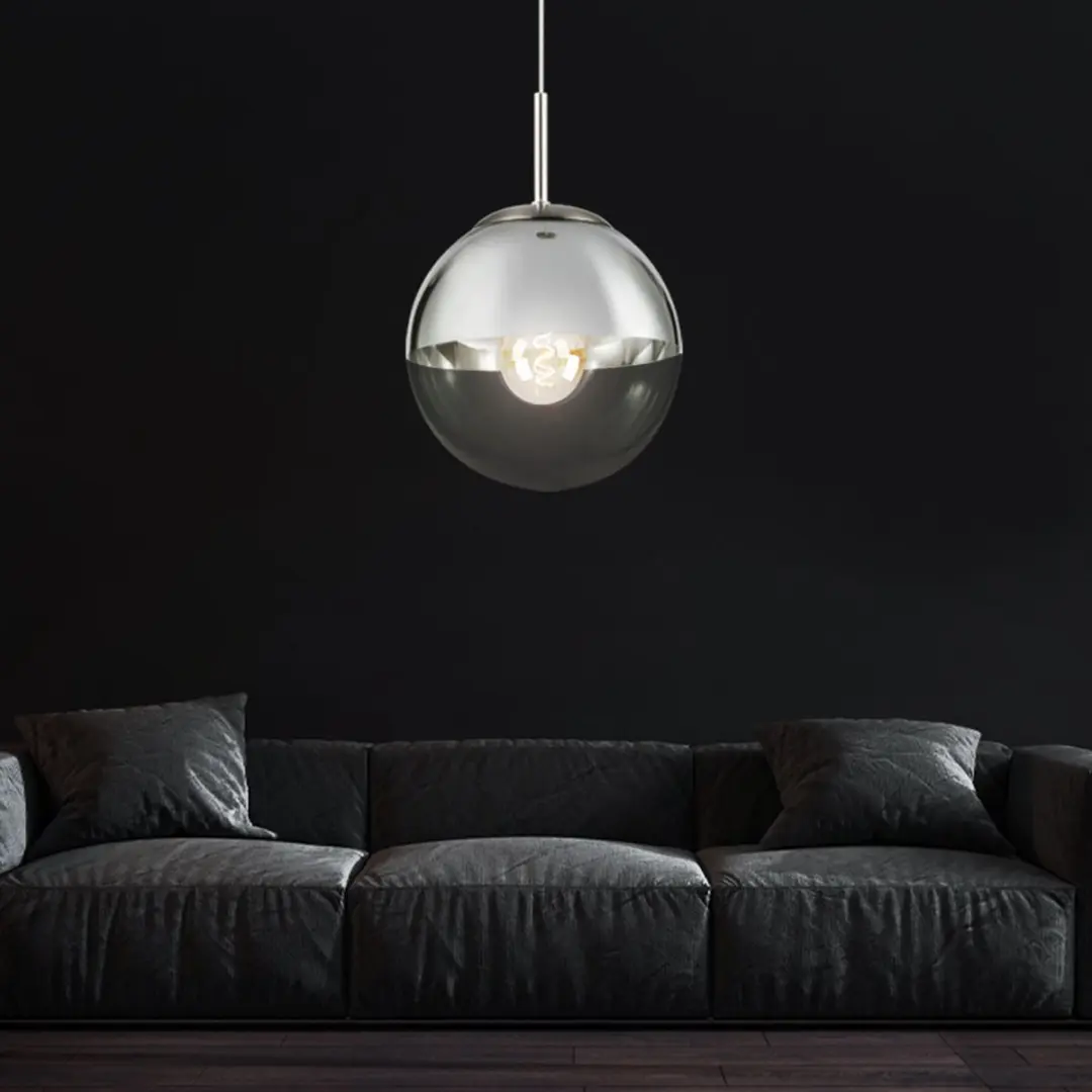Globo Varus Hanglamp - Nikkel - Ø25cm - E27