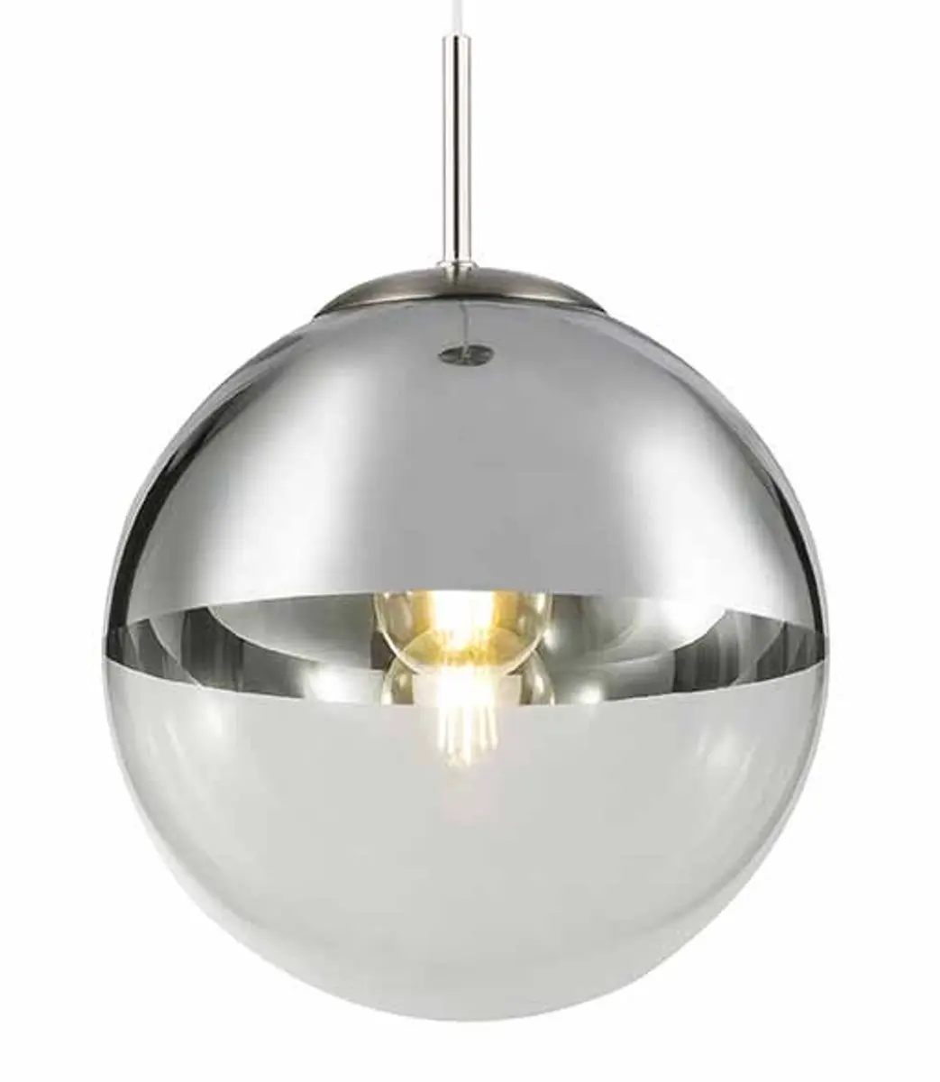Globo Varus Hanglamp - Nikkel - Ø25cm - E27