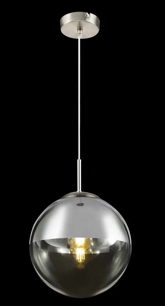 Globo Varus Hanglamp - Nikkel - Ø25cm - E27
