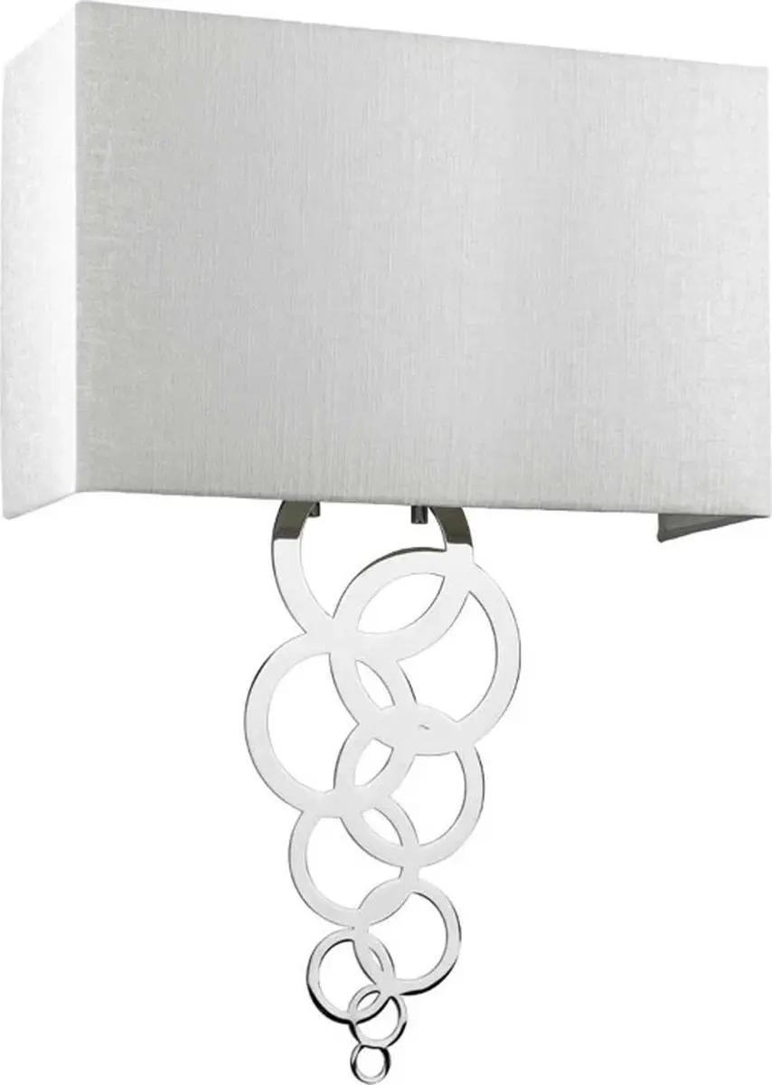 Elstead LED Wandlamp Rosa 2x E27 - 60W - Polished Chrome