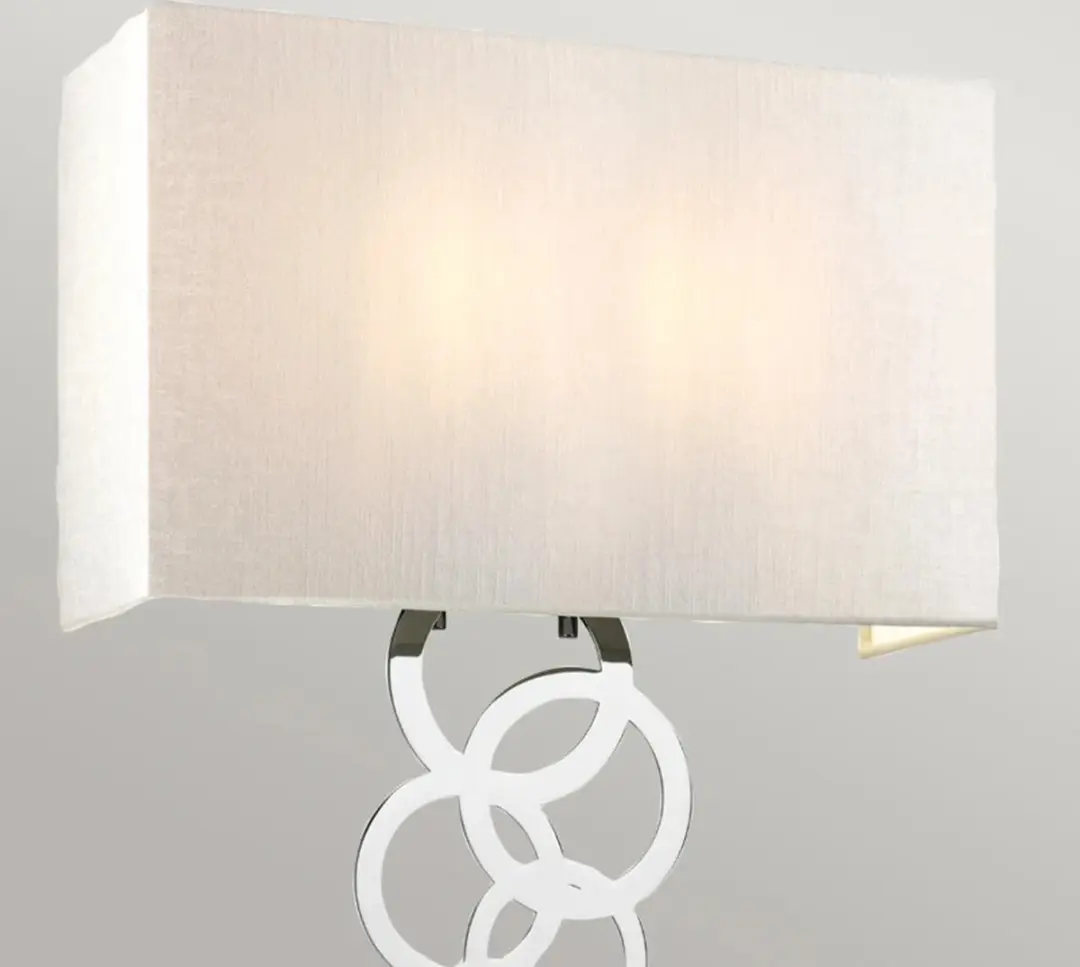 Elstead LED Wandlamp Rosa 2x E27 - 60W - Polished Chrome