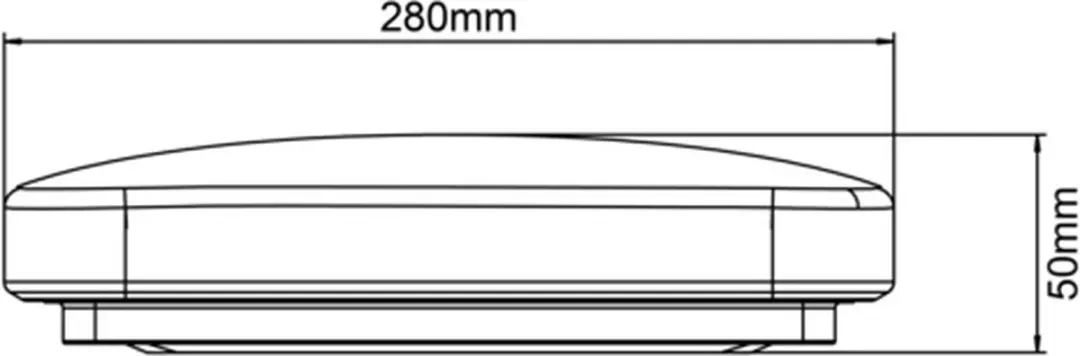 Brilliant Farica LED Plafondlamp 12W - 3000K - Wit - afbeelding 6 van 6