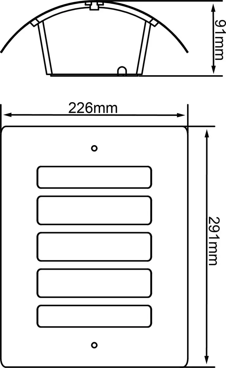 Brilliant Todd Buitenlamp E27 40W - Chroom