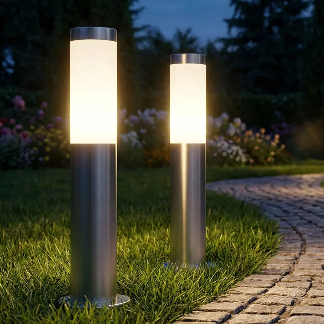 Globo Design Staande Lampen - Zilver - 2 Stuks