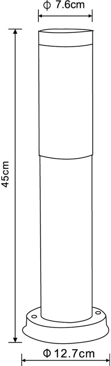 Globo Design Staande Lampen - Zilver - 2 Stuks