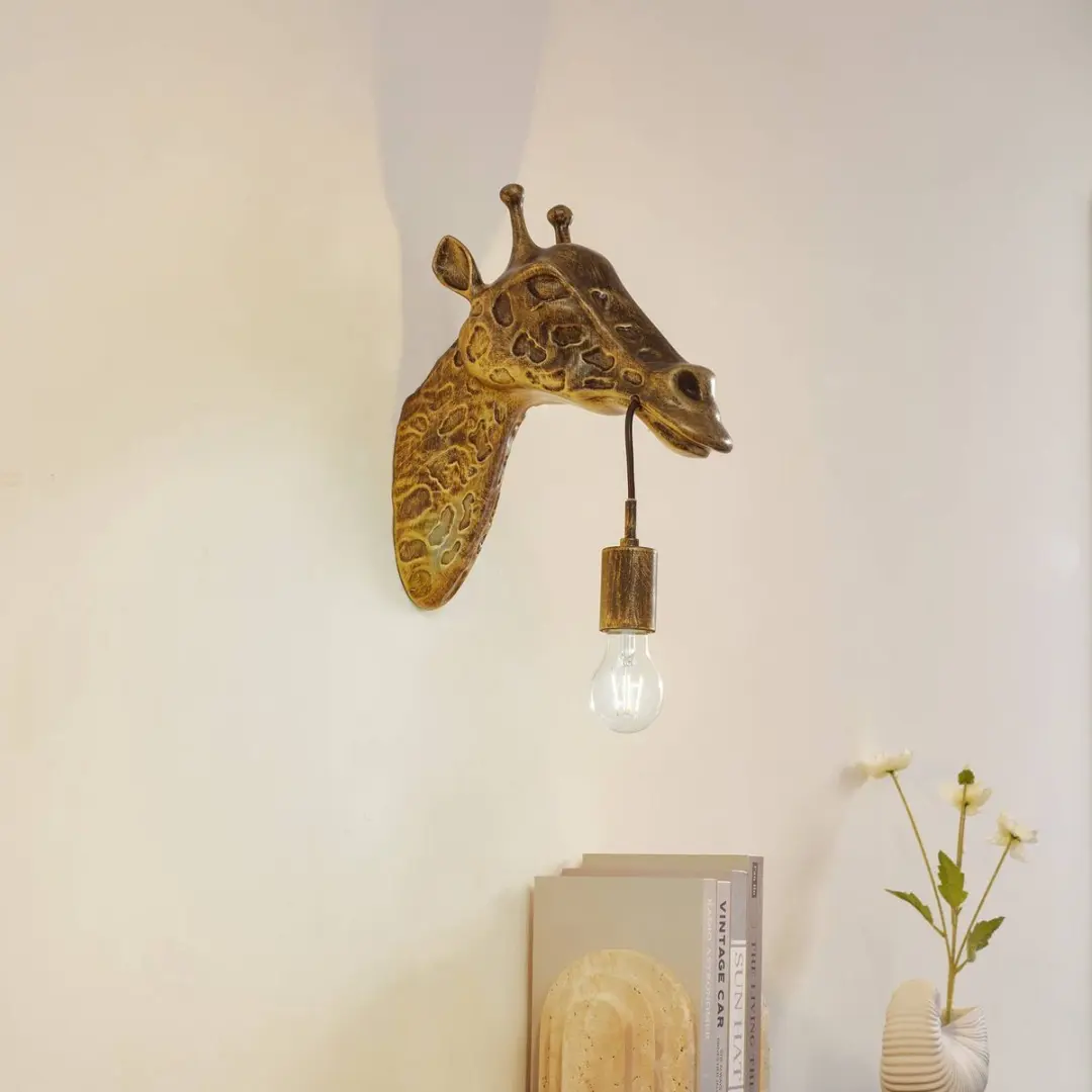 Lindby Wandlamp Metaal 1 Licht E27 - 34,5 cm - Messing