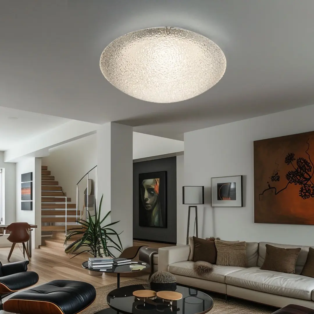 Globo LED Plafondlamp IJs Rond 12W 800 Lm Warm Wit - 30cm