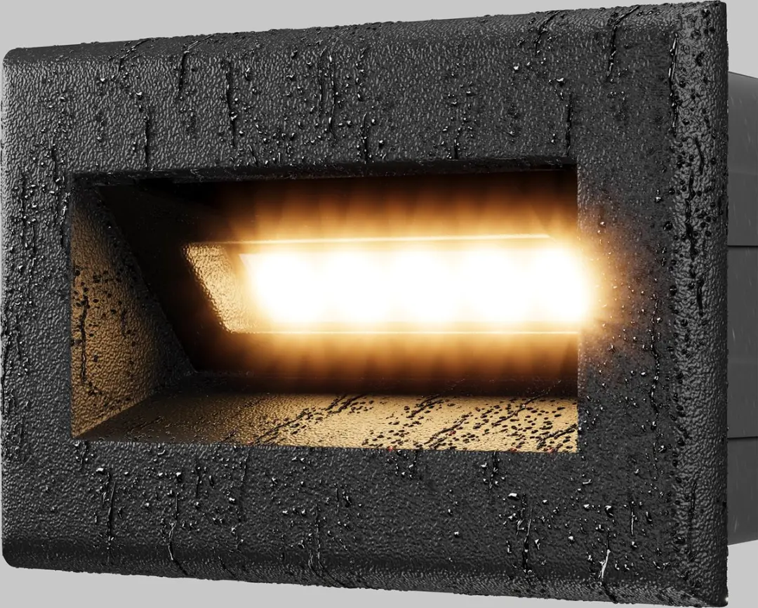 Maytoni Outdoor Bosca Trapleuningverlichting 3W - Zwart