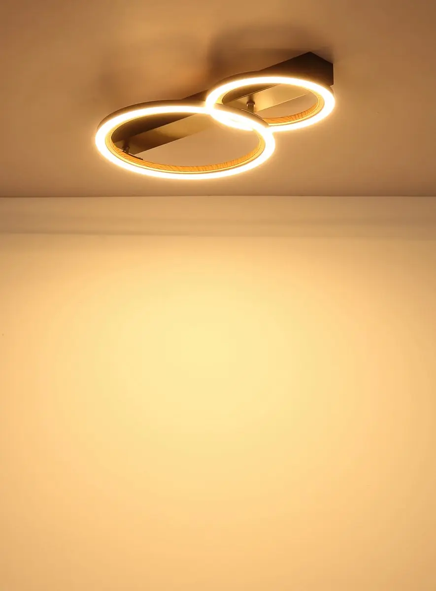 Globo Dakari I Plafondlamp - Zwart - 1 Lichtpunt