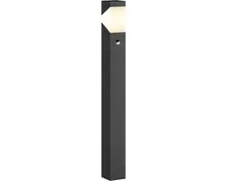 Lucande Padverlichting Zuillamp Aluminium 100cm - E27 - Grafietgrijs/Opaalwit