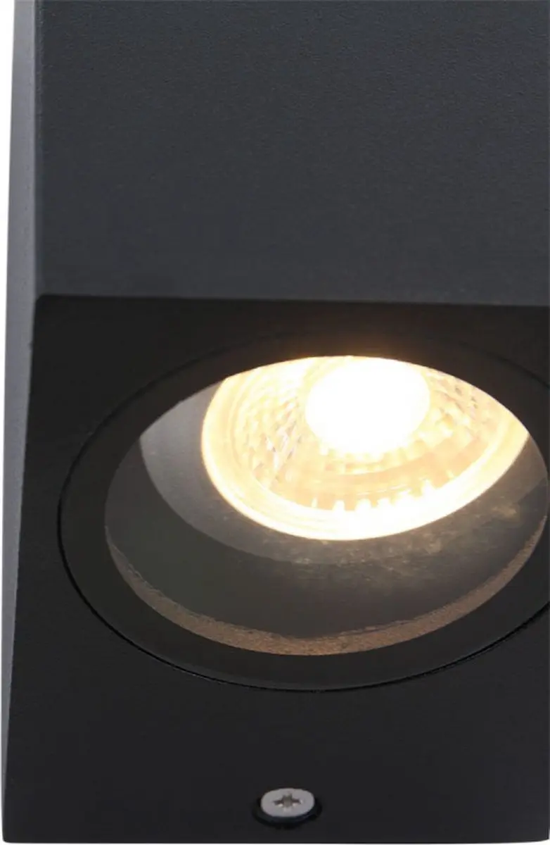 Steinhauer Wandlamp Modern Zwart GU10 - 1 Lichtpunt