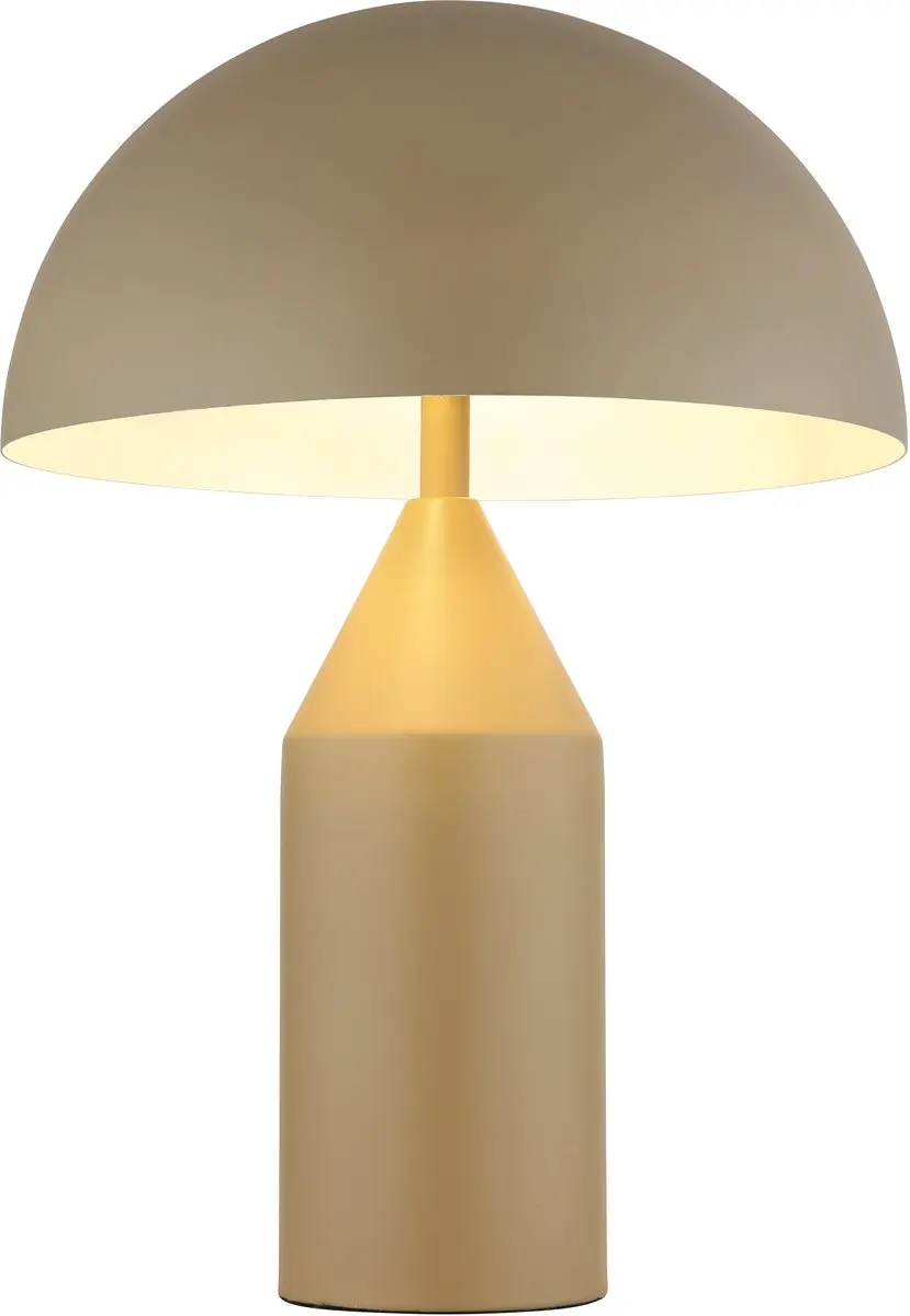 Globo Atoma Tafellamp Beige Ø28cm