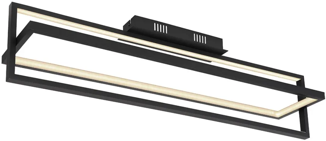 Globo Flips Plafondlamp 18cm - Zwart