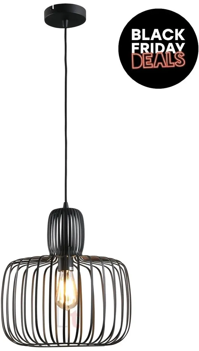 Freelight Costola Hanglamp - Scandinavisch Zwart