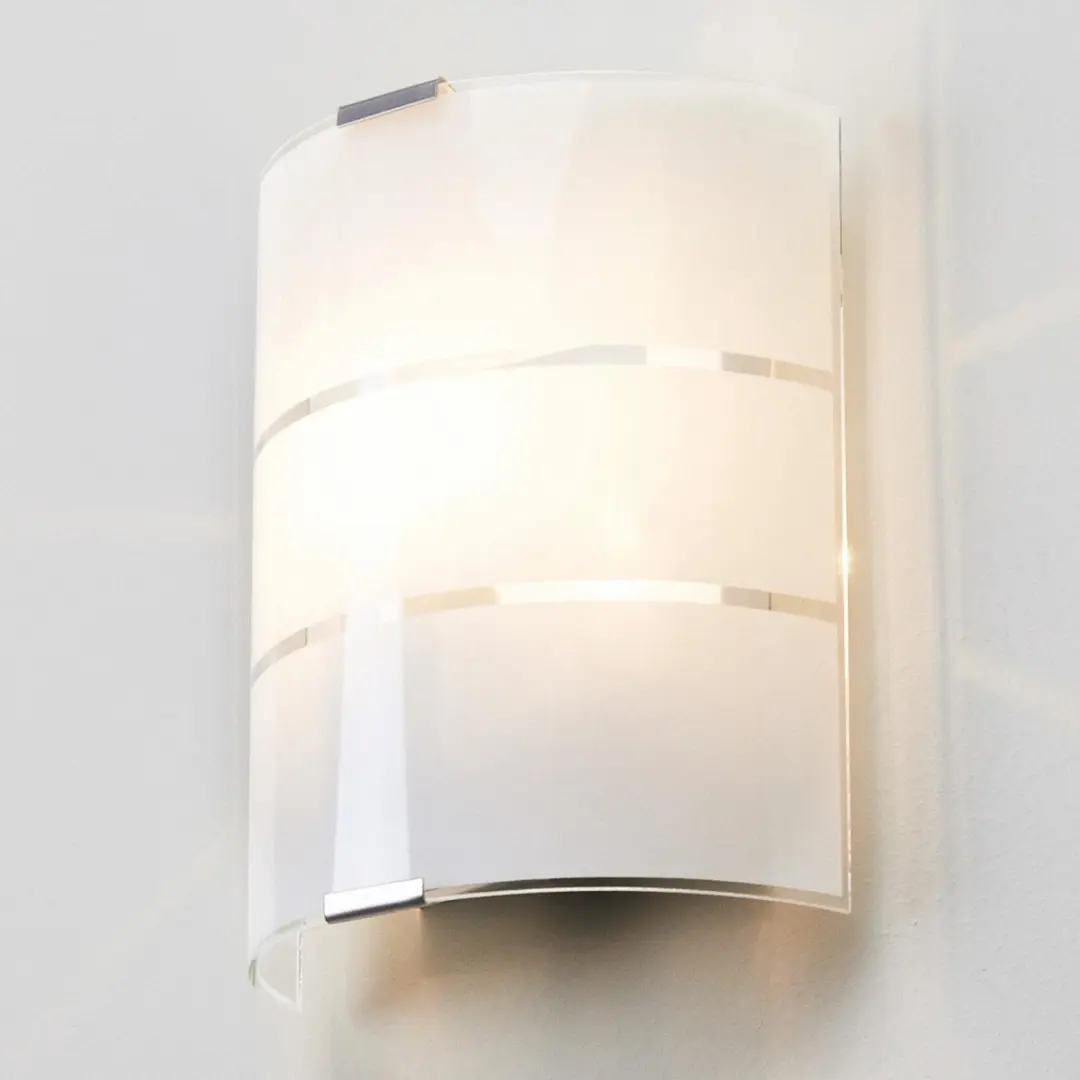 Lindby Wandlamp Glas Metaal 21cm E14