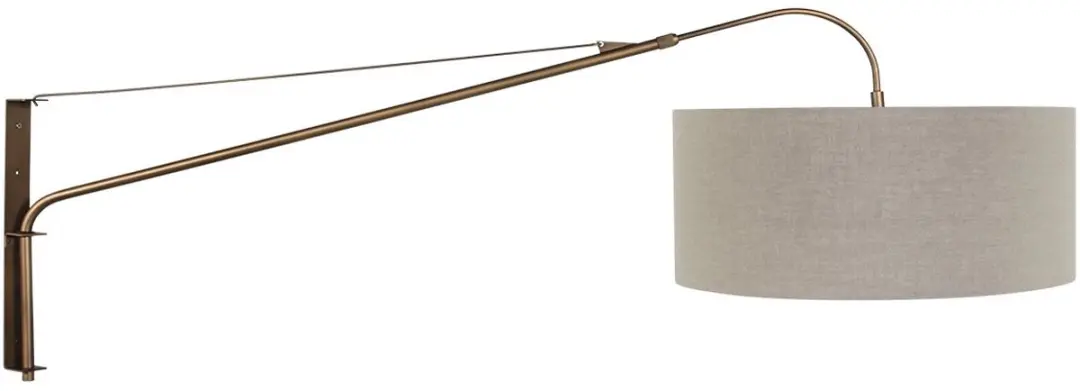 Steinhauer Wandlamp Elegant Classy 4751BR - Ø50cm - Bruin/Grijs