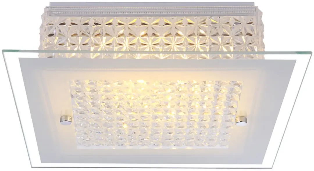 Globo LED Plafondlamp Kristal 12W 1030Lm Warm Wit