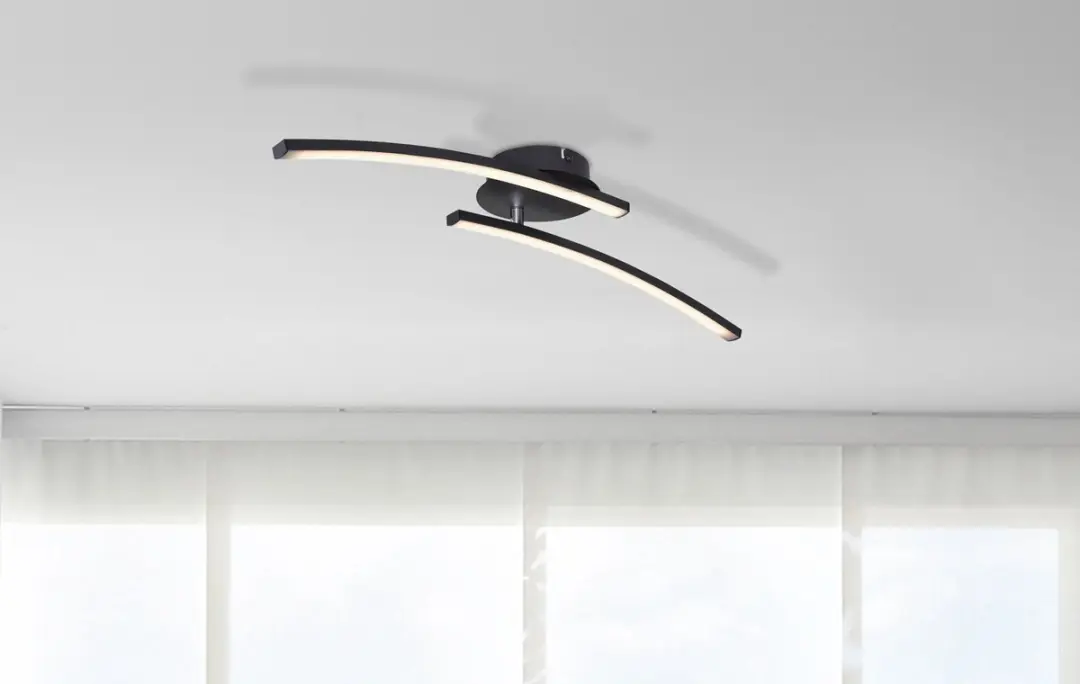 Globo TANSY I Plafondlamp - 1x LED - Zwart
